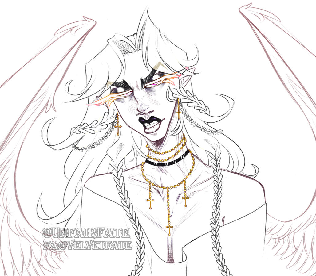 Sketch ~ FullBody: $50 Thigh Up: $35 