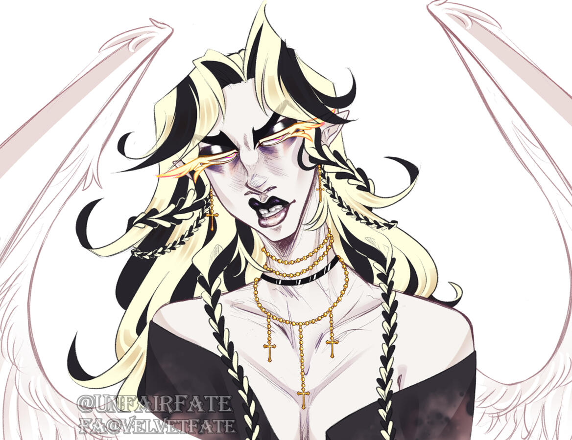 Colored Sketch ~ FullBody: $75 Thigh Up: $55 